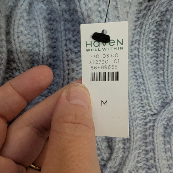 Haven well within 100% cashmere sweater medium - Picture 2 of 5